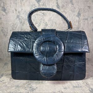 Jeanne Bernard Vintage 60’s Crocodile / Alligator Handbag